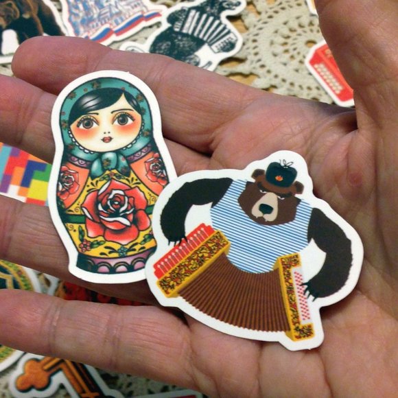 Crafts Stickers, Russia, Moscow for crafting / scrapbooking - Picture 6 of 6